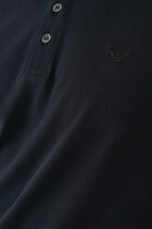 Polo Shirt with Micro Eagle Logo